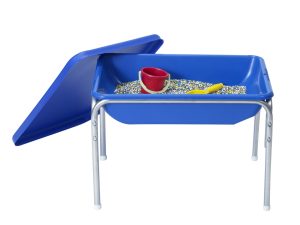 Small Blue Sensory Table with Lid