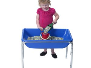 Small Blue Sensory Table with Lid
