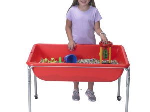 Large Red Sensory Table