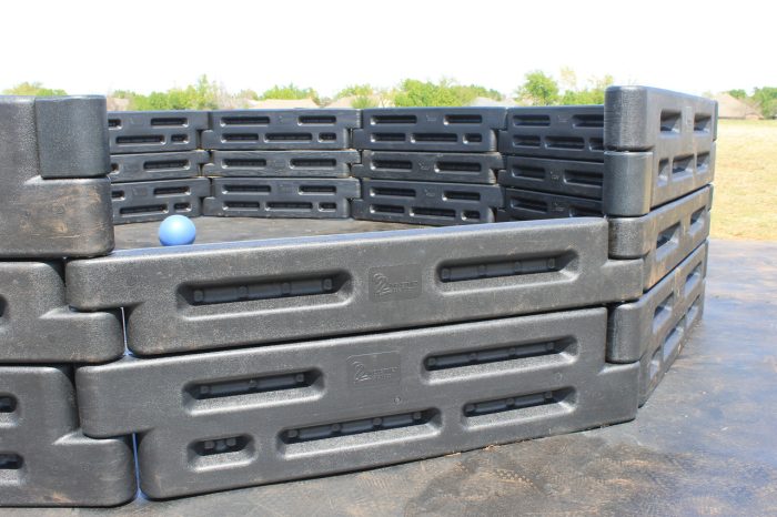 images The flooring not only protects the players inside the pit, but it protect the players outside as well.