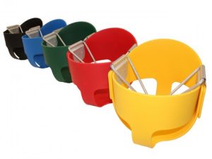 The High Back Infant Bucket Swing Seat comes in Black, Blue, Green, Red and Yellow