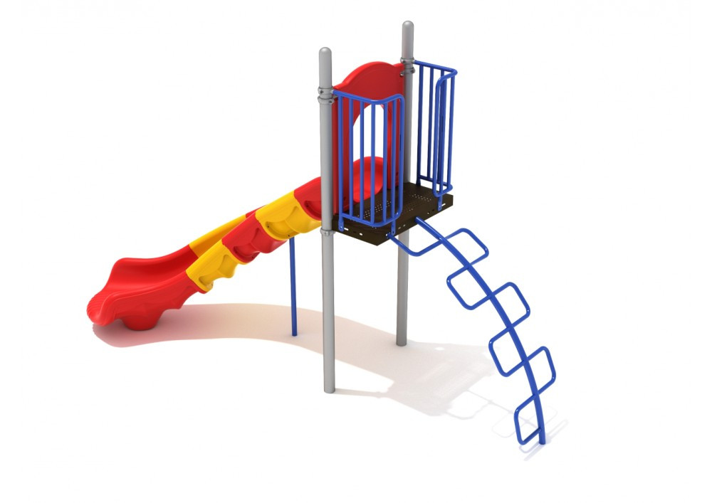 images Freestanding 5 Ft Slide with Snake Climber