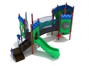 Franklin's Folly Castle Spark Playground Structure - Front