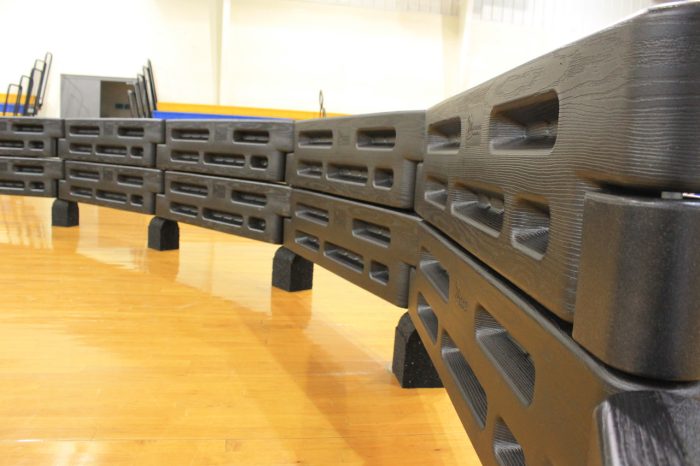 images Our heavy duty 12" border timbers are the perfect indestructible material for portable Gaga Ball Pits