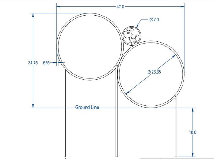 images 2 Hoop Jump Dimensions