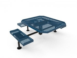 images 3 Seat - Expanded Metal - Surface Mount