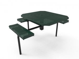 images 3 Seat - Punched Steel - Inground Mount