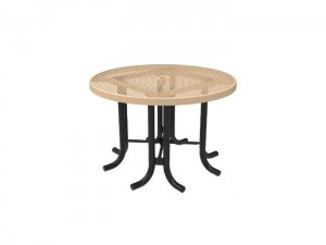 MyTCoat Round Patio Table - Expanded Metal