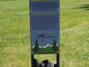 Dog-On-It Parks Custom Dog Park Rules Sign