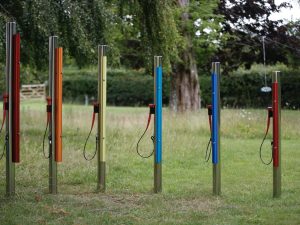 Calypso Chimes Pentatonic is the perfect rainbow addition to any park or playground