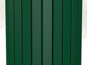 Heavy Duty Round Trash Receptacle - Green