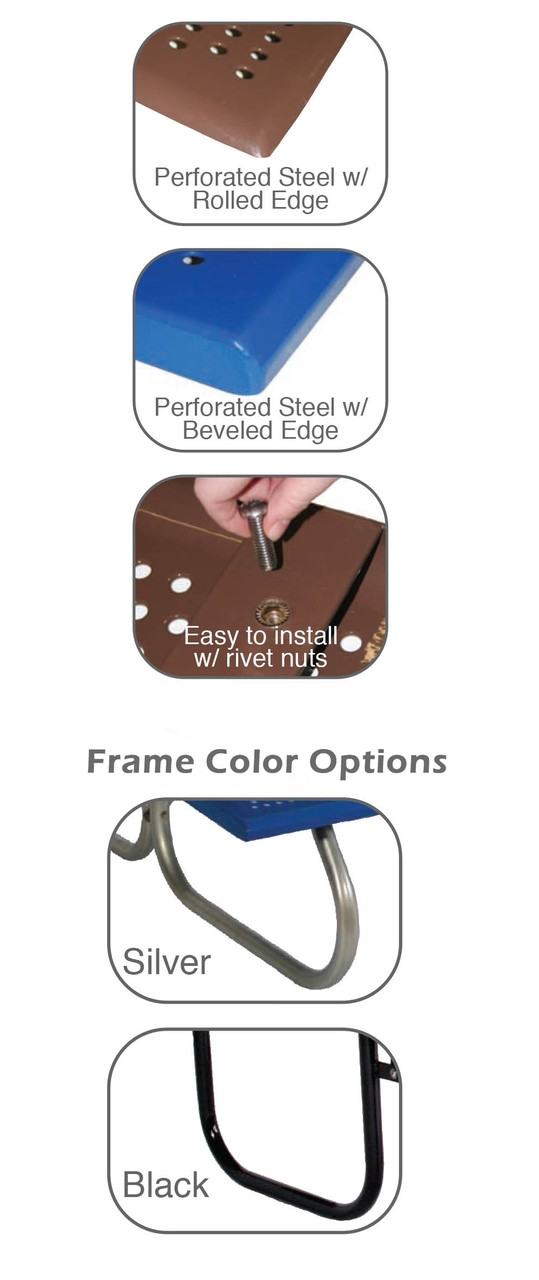 Close up of picnic table options