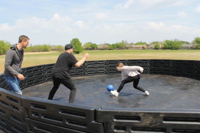 images The flooring offers a safer play area for all of your Gaga Ball Pit players