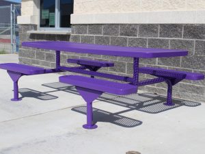 MyTCoat 8' Rectangular Nexus Pedestal Table
