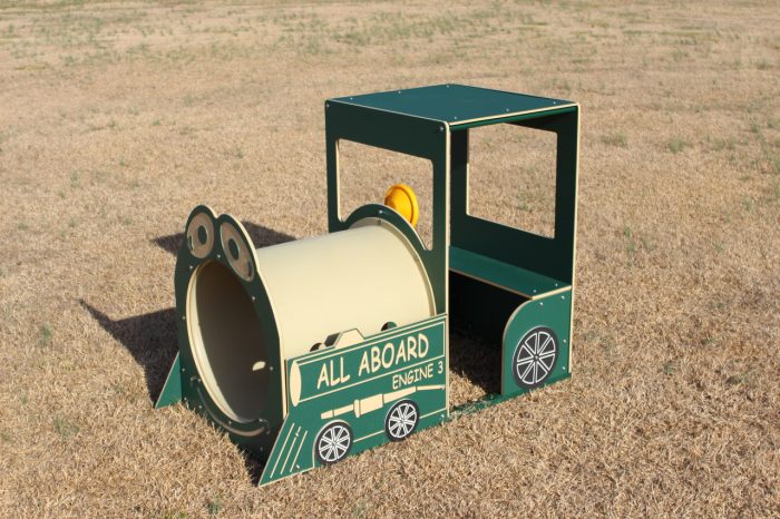 images Train Engine in Green and Beige