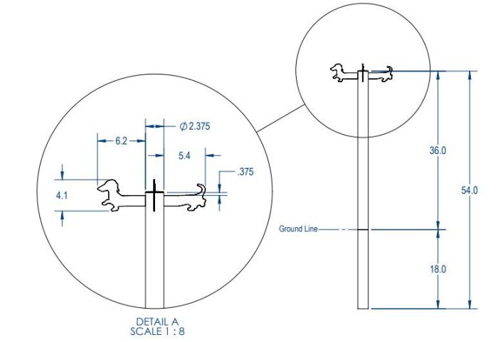 images Dog Leash Post Dimensions
