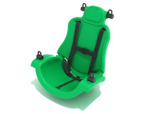 The Child Adaptive Swing Seat comes in Green
