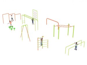 9 Piece Advanced Kids Gym Course