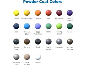 Powder Coat Color Options
