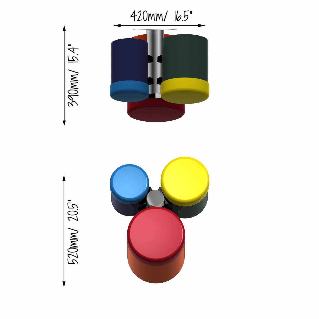 images Dimensions - Wall Mount