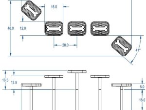 Stepping Stones dimensions