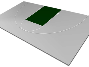 FlexCourt Superior 30x50 Basketball Court