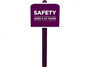 Safety Sign for Ages 2-12