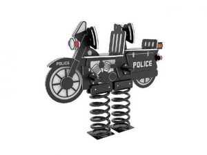 Police Motorcycle Double Spring Rider