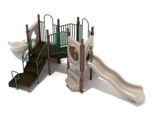 Catapult Cove Castle Spark Playground Structure - Front