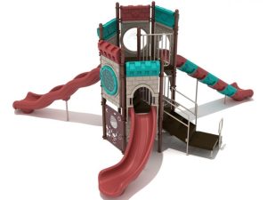 Blarney Battlement Castle Spark Playground Structure - Front