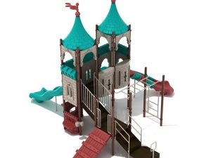 Watling Wardship Castle Spark Playground Structure - Front
