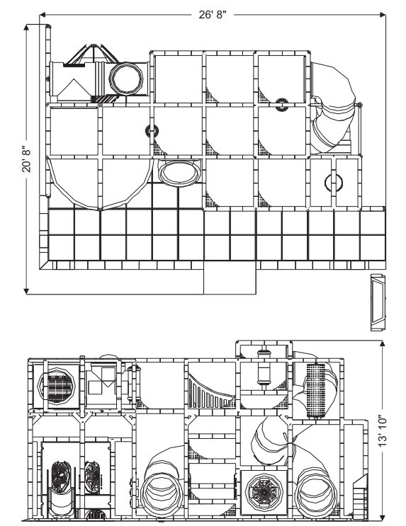 images Merlin Indoor Playground - Top View