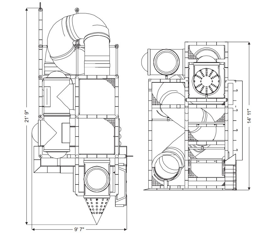 images Astute Indoor Playground - Top View
